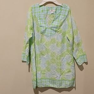 ❤️ VINEYARD VINES LEMONS AND LIMES TUNIC TOP, SMALL